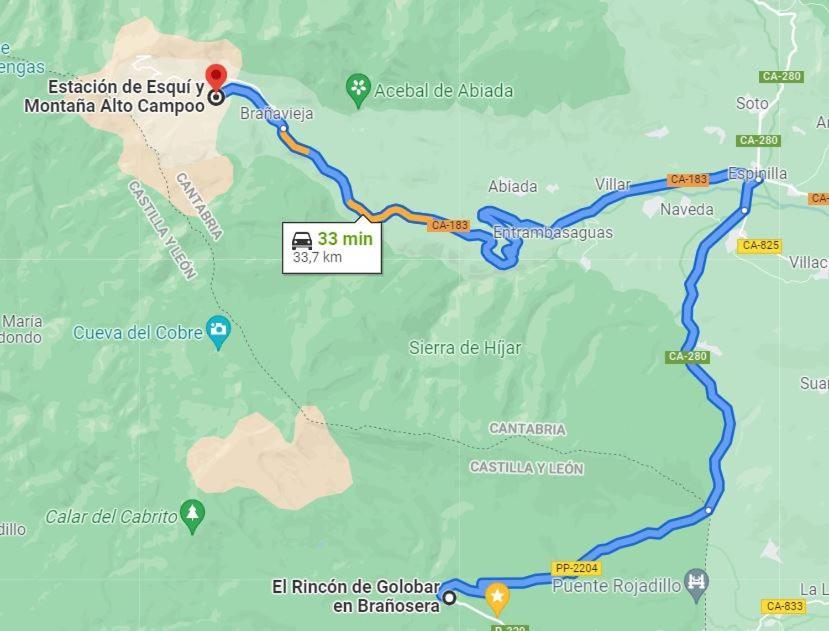 El Rincon De Golobar En Branosera Eksteriør bilde